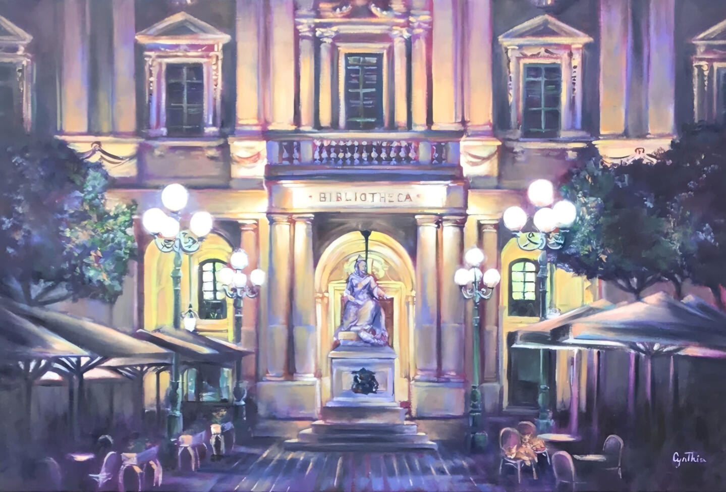 Pjazza Regina by Night