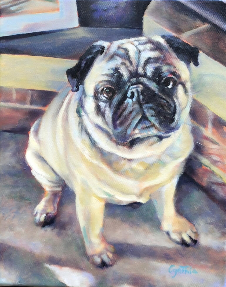 Portrait of Sam (Private Collection)