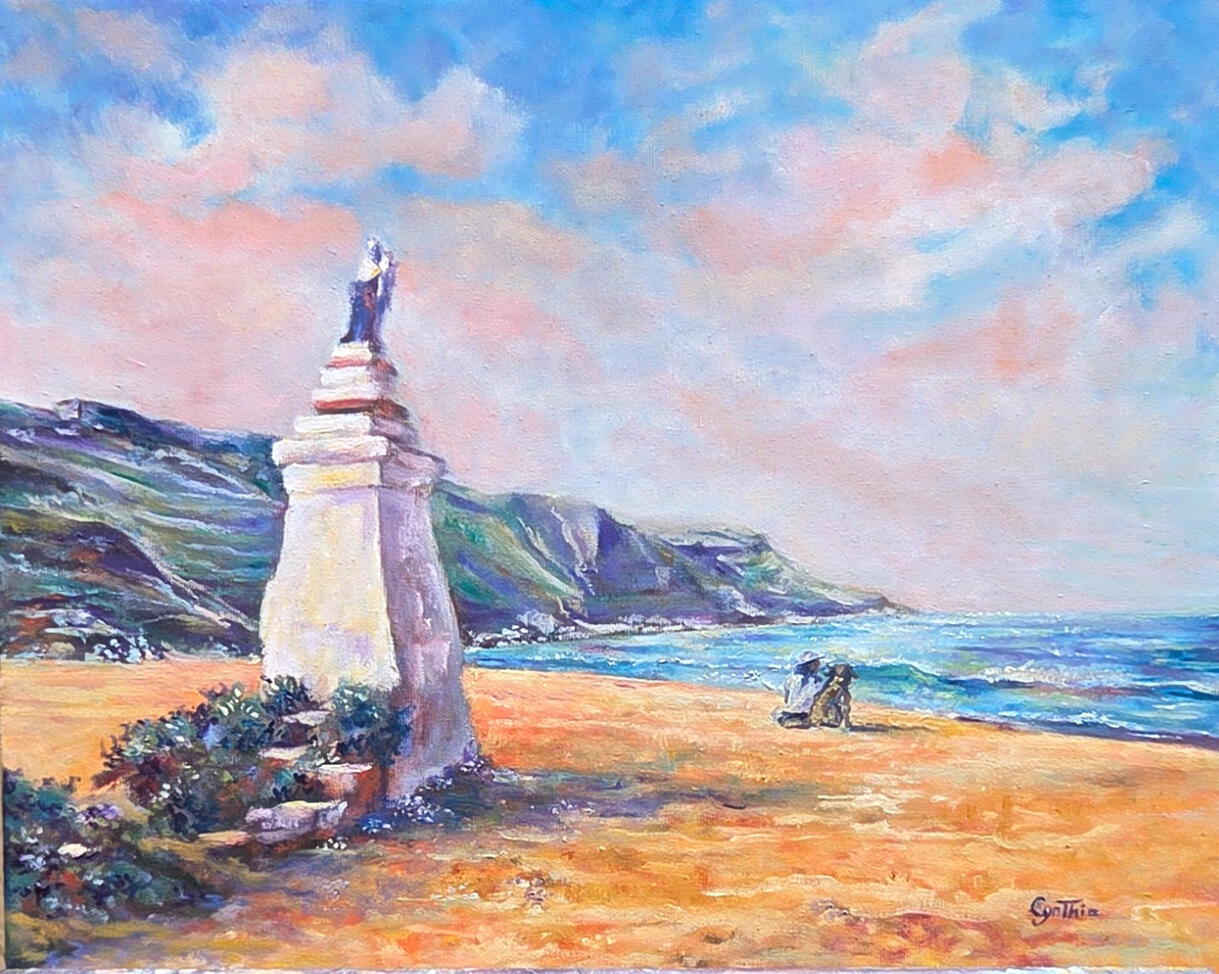 Ramla bay. 40x50cm. €250