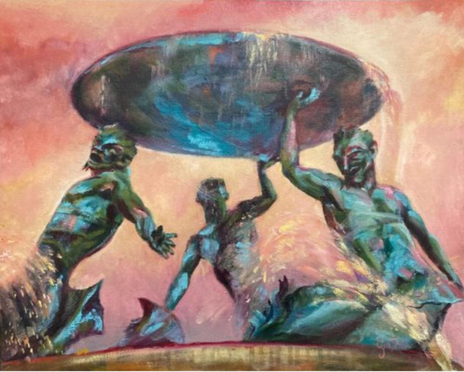 It-Tritoni. 40x50cm. €250