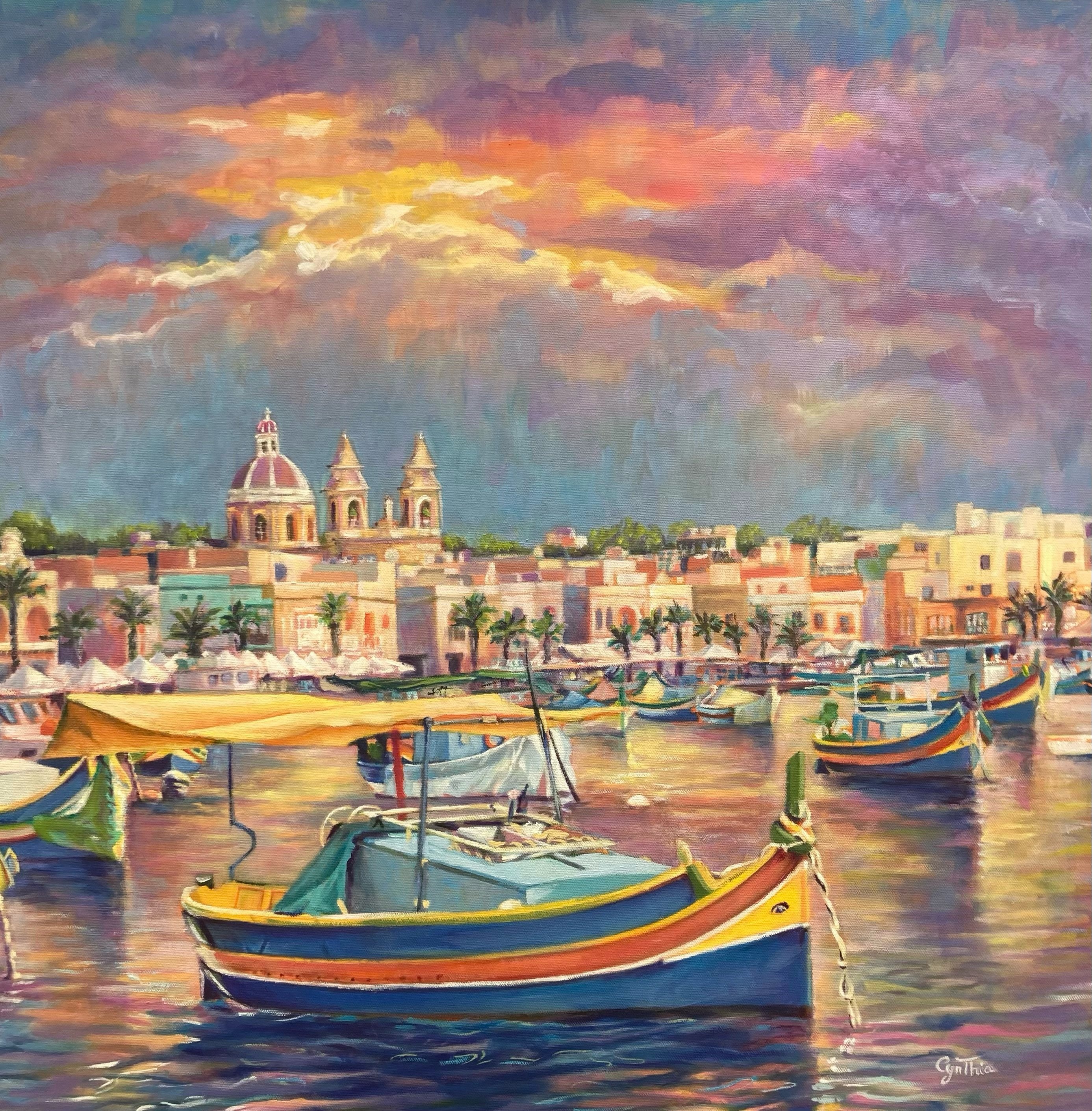 Marsaxlokk at Sunset